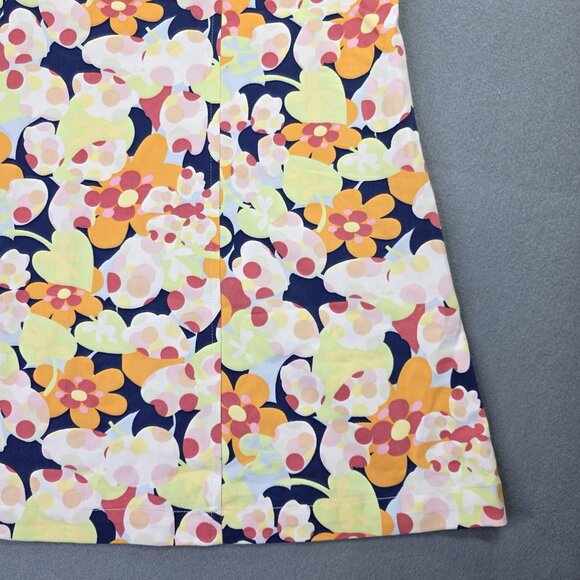 Talbots Skirt Womens 12 Floral Midi Petite Tencel Lyocell Casual Boho Retro - Picture 2 of 10